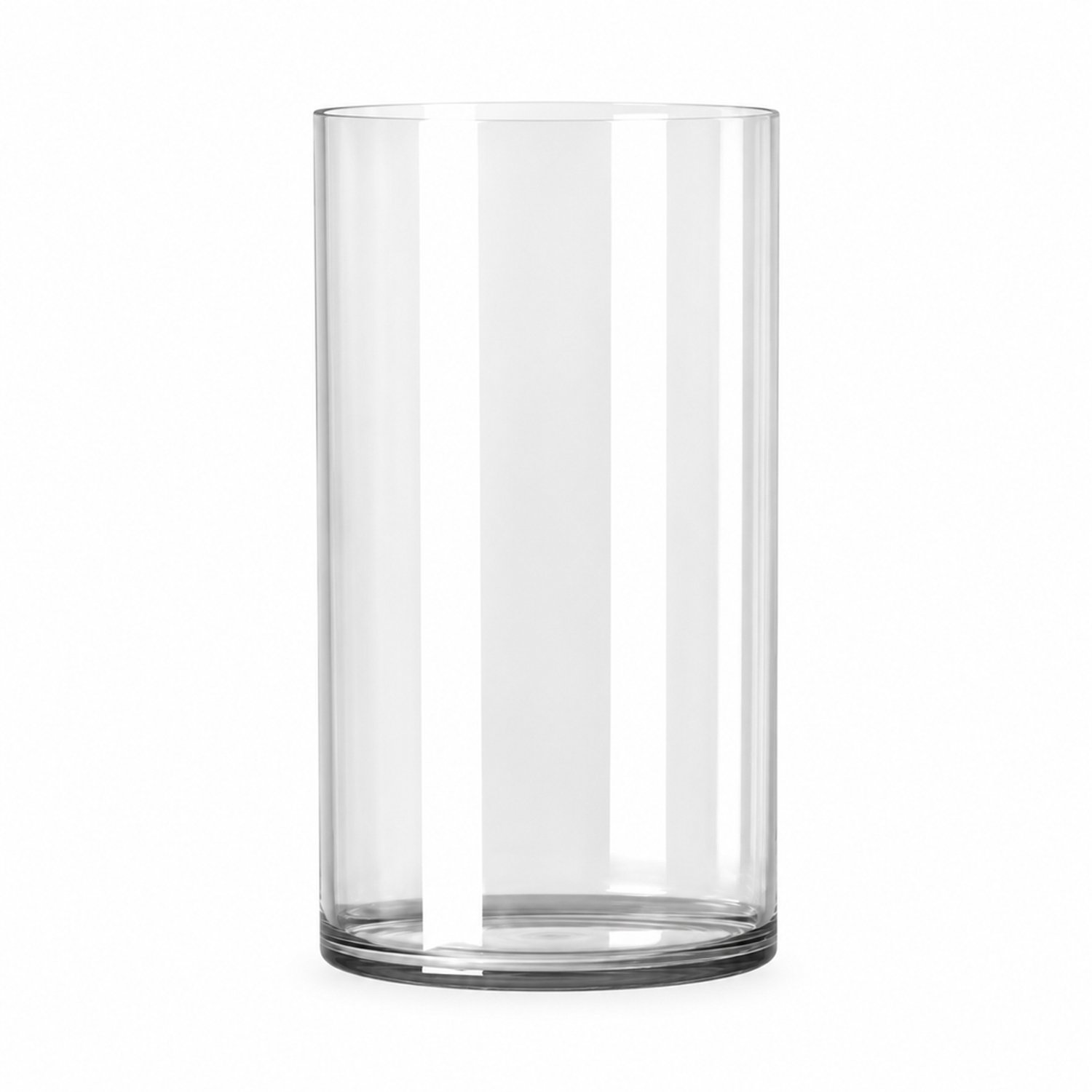 SWGOTA Transparante acrylvaas - diameter 20 cm, hoogte 30 cm - cilindervaas voor bloemen en watercultuur