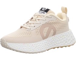No Name CARTER FLY W - ALMOND dames sneakers beige maat 38