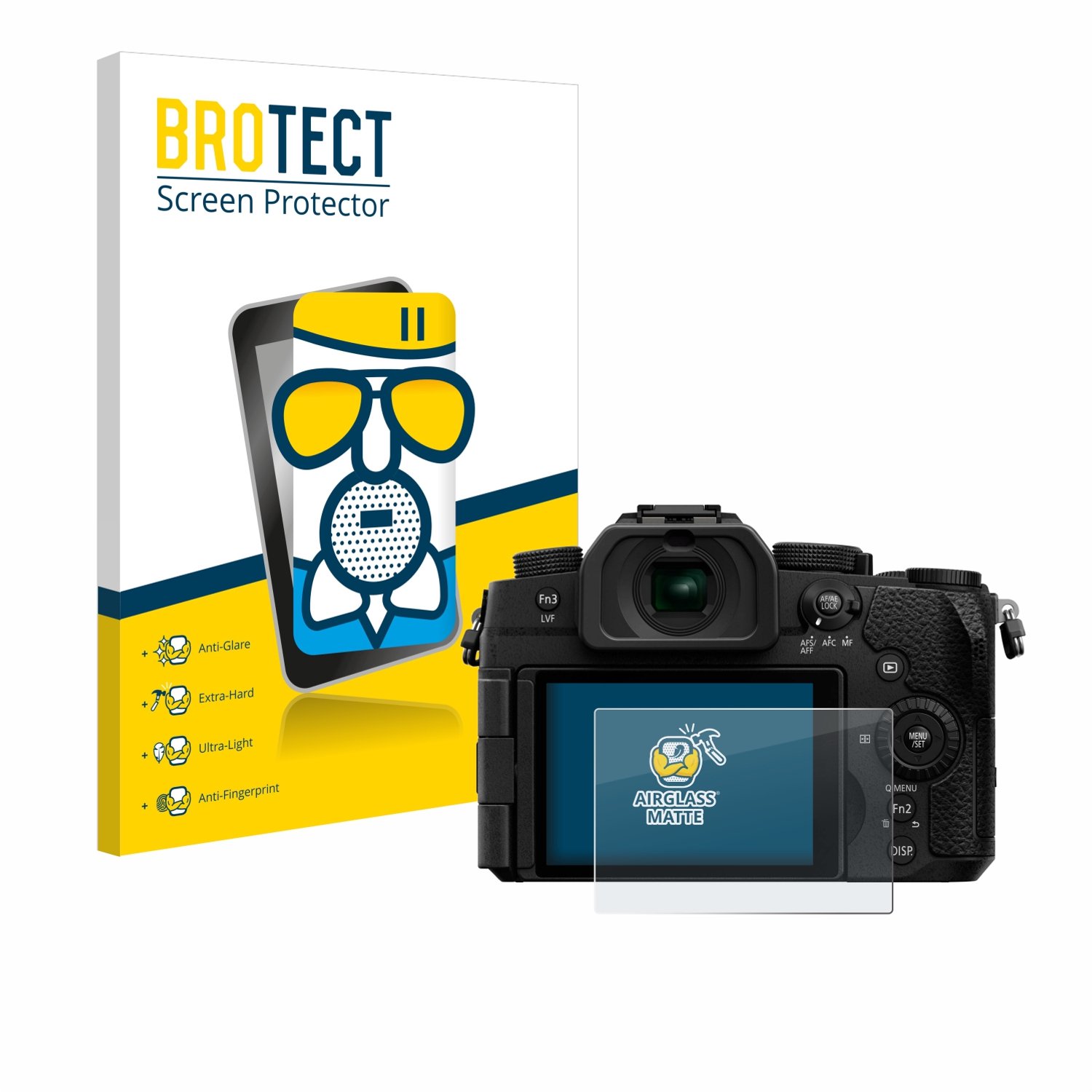 BROTECT - Screenprotector voor Panasonic Lumix DC-G97 - Folie Beschermfolie Beschermglas matte