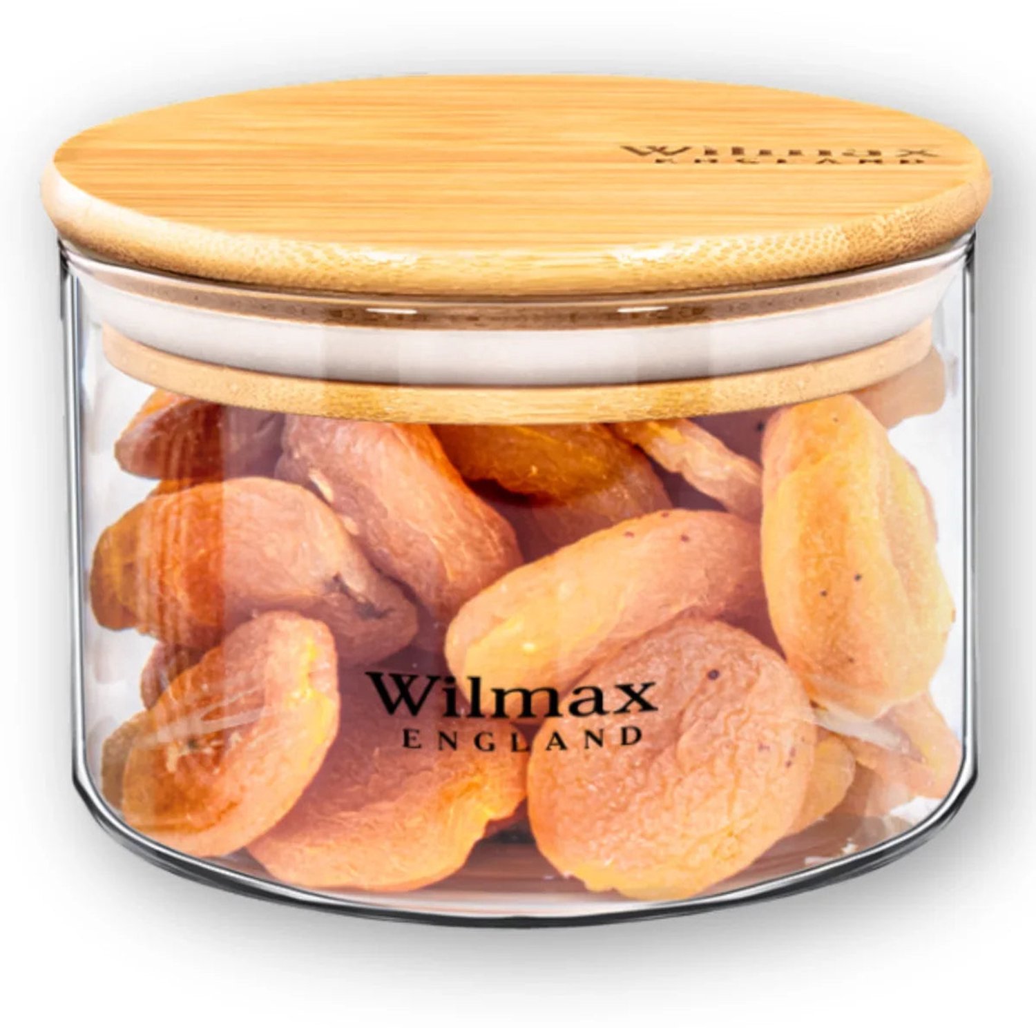 Wilmax Voorraadpot 400 ml met Bamboe deksel WL-888501/A