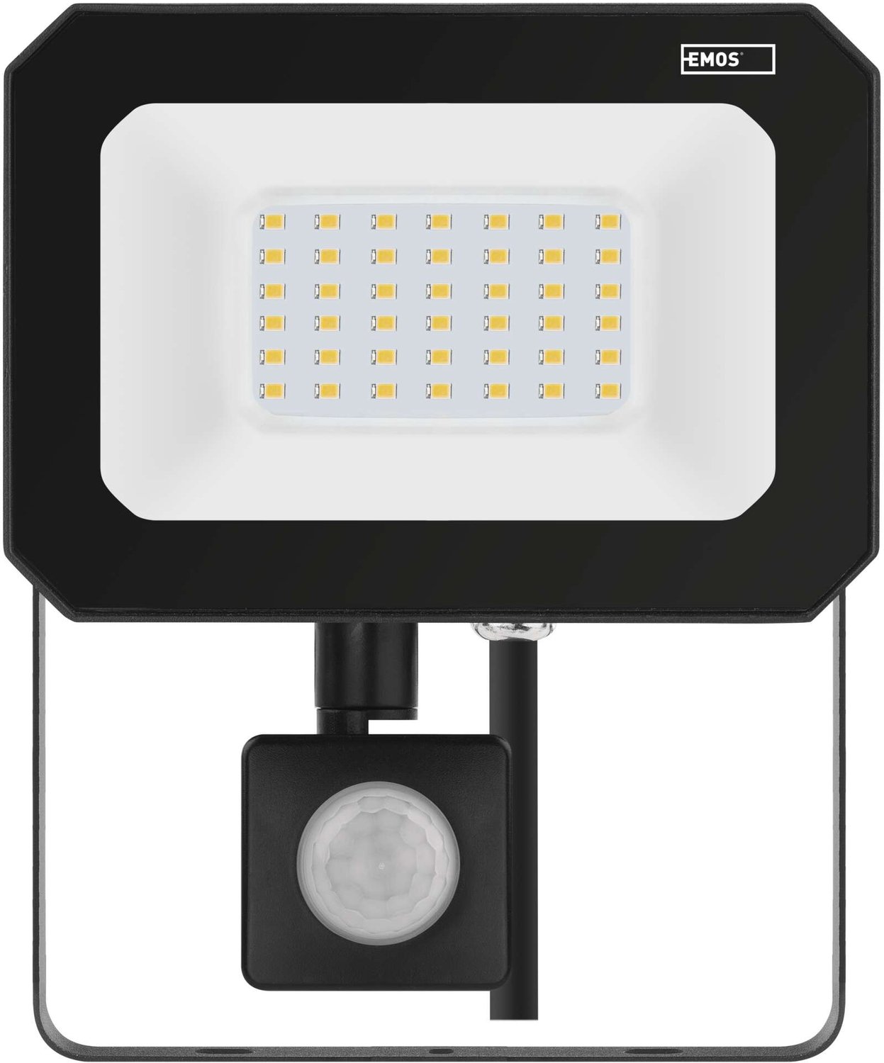 EMOS SIMPO LED-schijnwerper met bewegingssensor, 30 W, zwart, neutraal wit, ZS2333