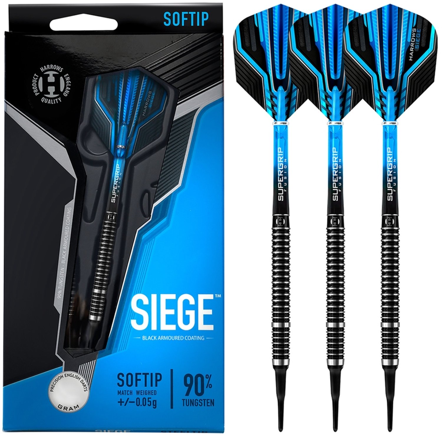 Harrows Siege 90% Soft Tip - Dartpijlen - 18 Gram