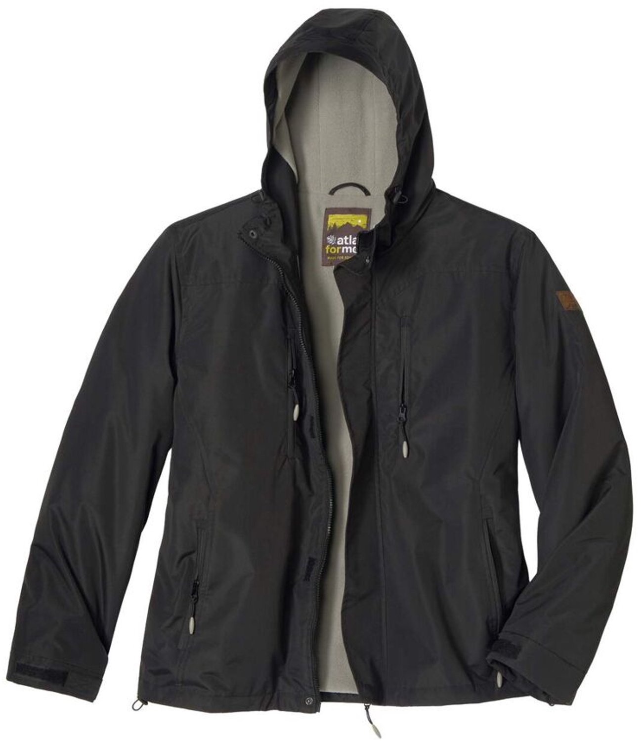 ATLAS FOR MEN - Windjack met fleecevoering - Heren - Verkrijgbaar in grote maten - 3XL