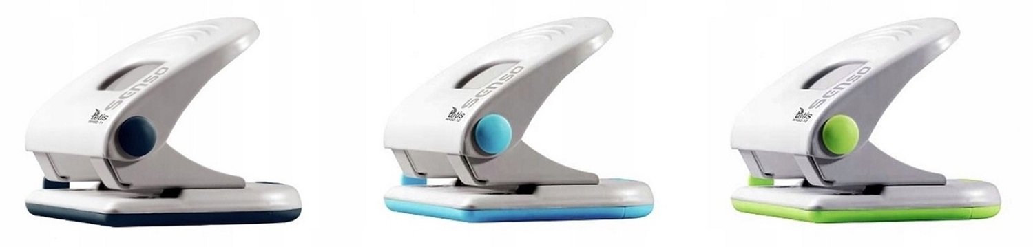 Tetis Senso 13 Metaal Perforator - Groen, 40 Vel