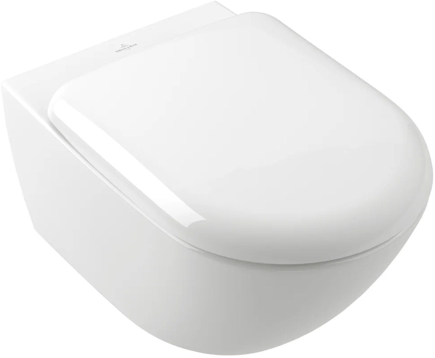 Villeroy & Boch Antao - Hangend toilet, Rimless, CeramicPlus, TwistFlush, alpine wit 4674T0R1
