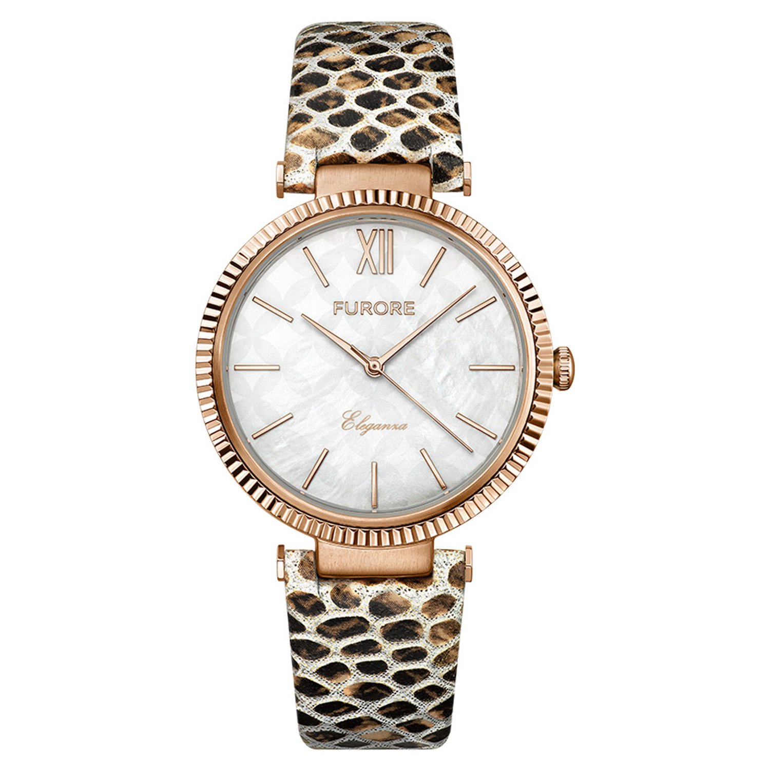 Furore - Dames Horloge Eleganza - Rosekleurig