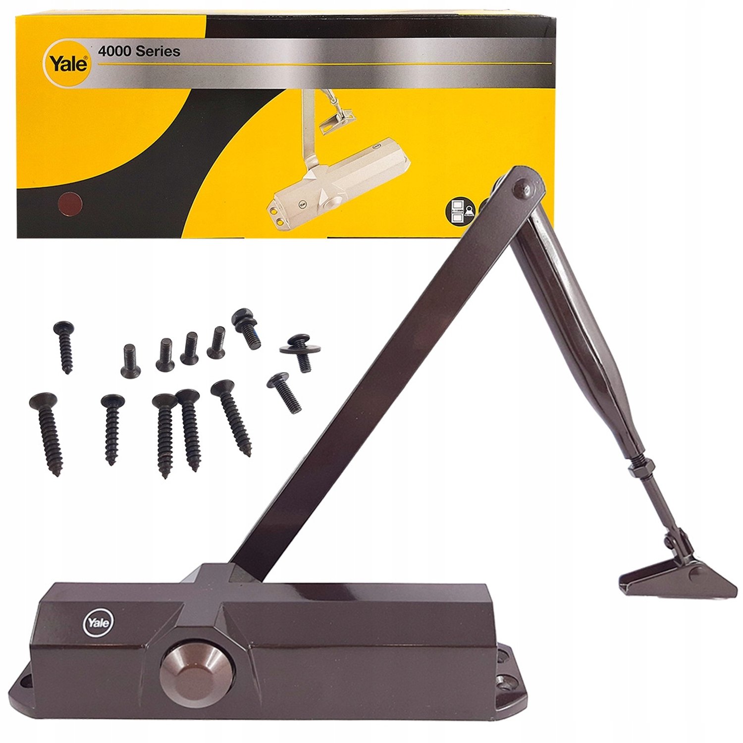 Yale Deurcloser Bruin 1100mm 80kg - Veiligheid en Gemak