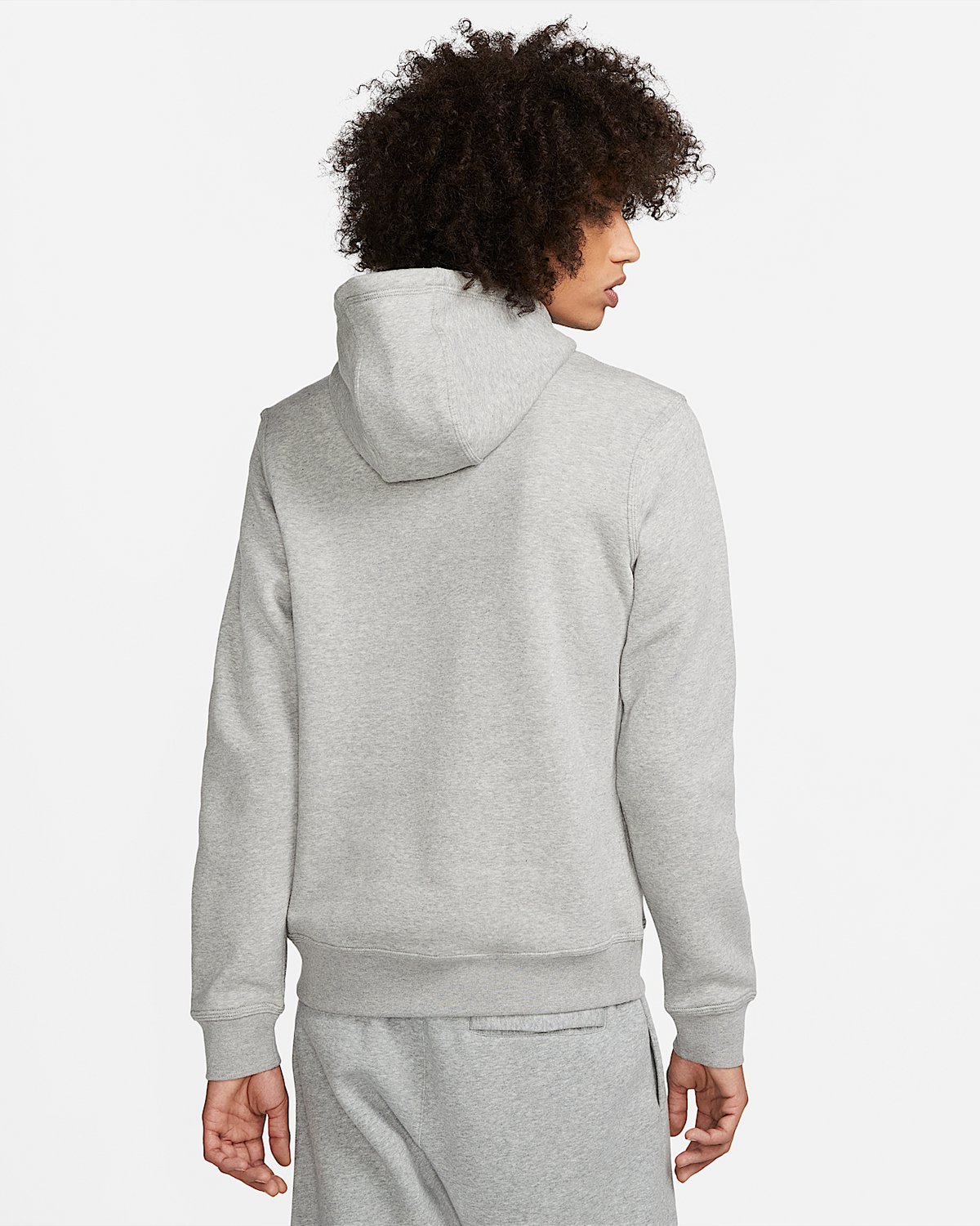 Nike Sportswear Club Fleece Hoodie – Dark Heather/ Club Fleece Lifestyle Heren Trui voor Mannen Grijs