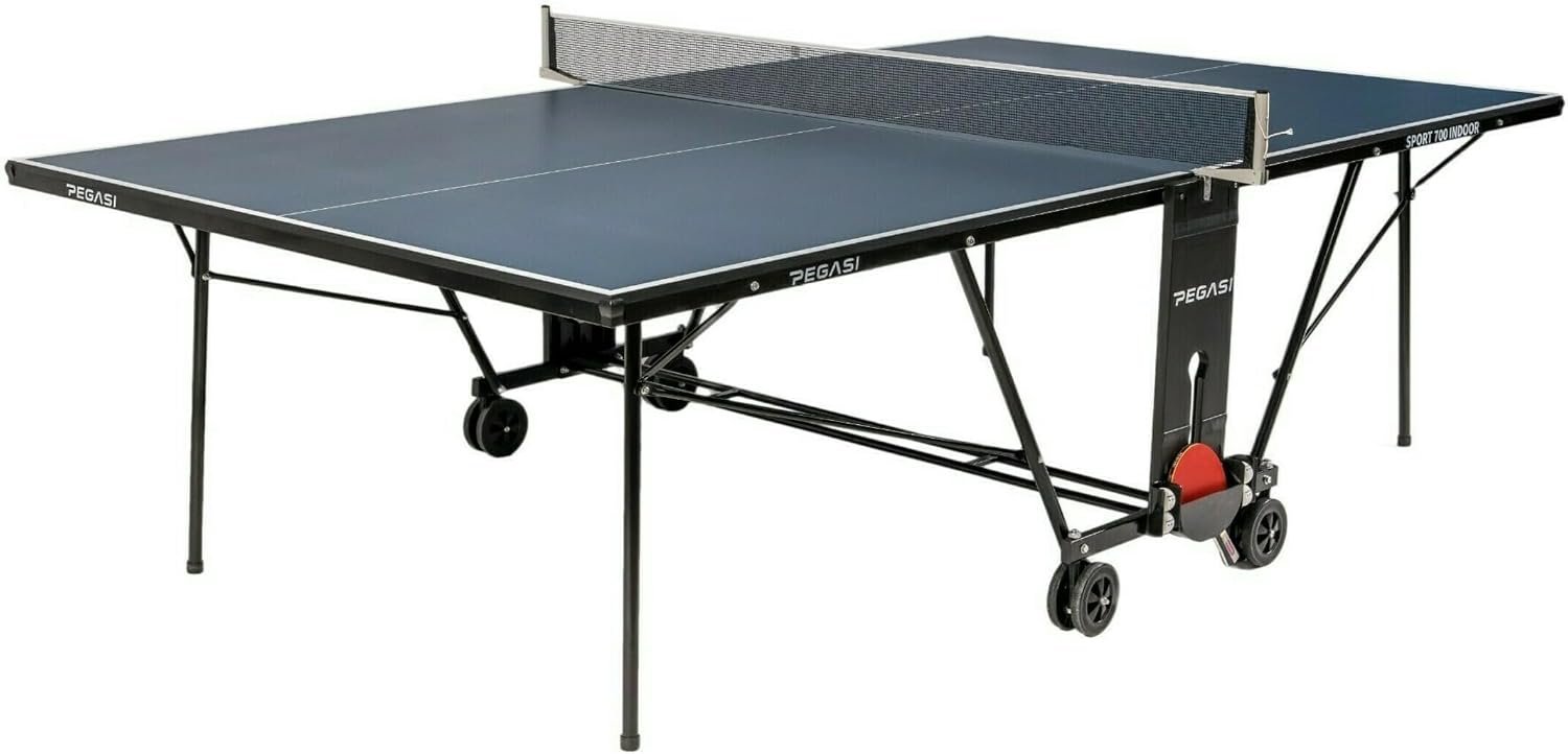 Tafeltennistafel Indoor 700 - Blauw - Geschikt voor hobbygebruik - Ideaal voor jong en oud - ShopVlot