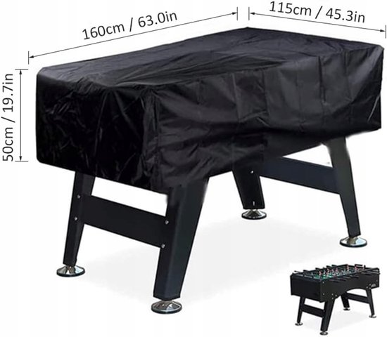 Waterdichte Oxford 210D Tafelvoetbal Tafelhoes 160x115x50 cm UV-bestendig — afbeelding 5