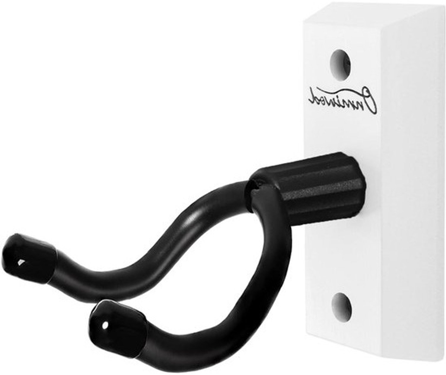 Ukulele Muurbeugel - Instrumentenhouder Hanger - Instrument Veilig Ophangen - Verstelbare Zwenkbare Juk - 9 cm Muurafstand - Wit Hardhout