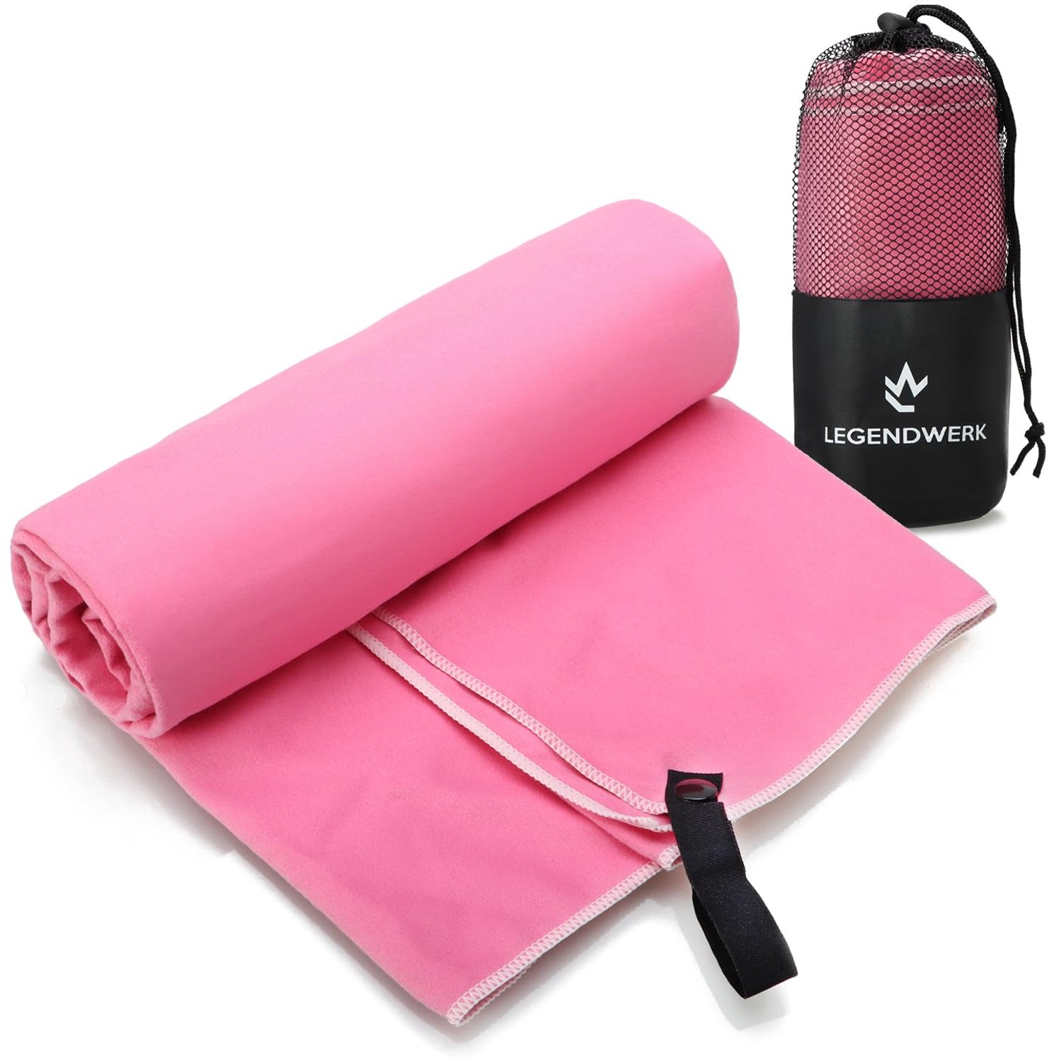 Legendwerk® microvezel handdoek 160x80 cm, lichtgewicht & sneldrogend