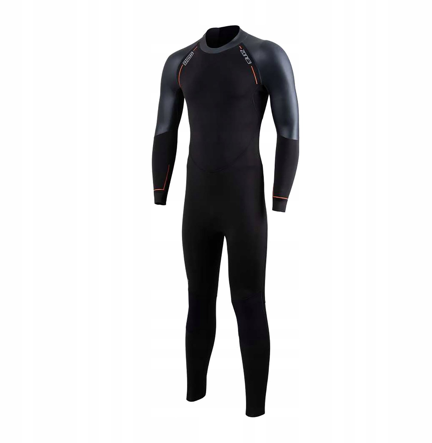 ZONE3 Yulex® Switch Heren Wetsuit Zwart/Oranje Maat S