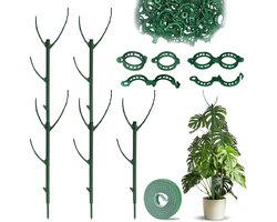 Adjustable Climbing Plant Support Plant and Tomato Stakes Stackable Monstera Plant Support Garden Stakes for Indoor - ShopVlot