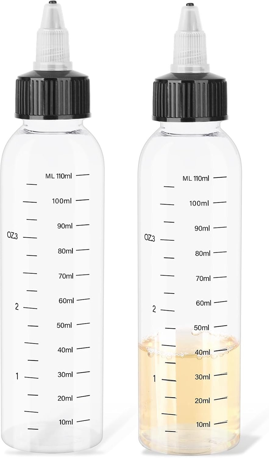 Squeeze fles 120ml - plastic fles met draaisluiting - heldere olie dispenser - ideaal voor ketchup en olie - ShopVlot