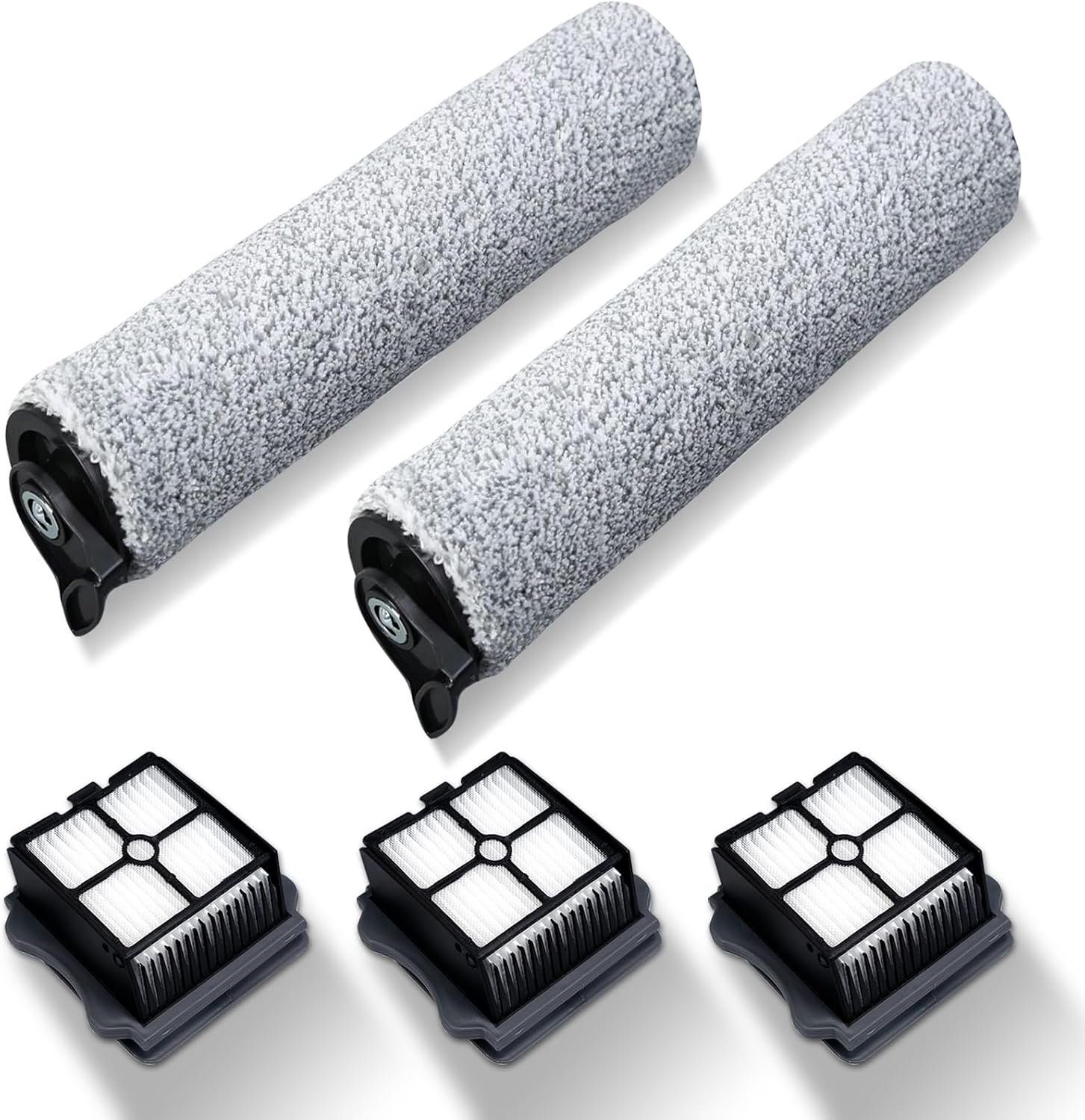 Vervangonderdelen voor Tineco vloerreiniger - 2 borstelrollen - 3 filters - Luxento