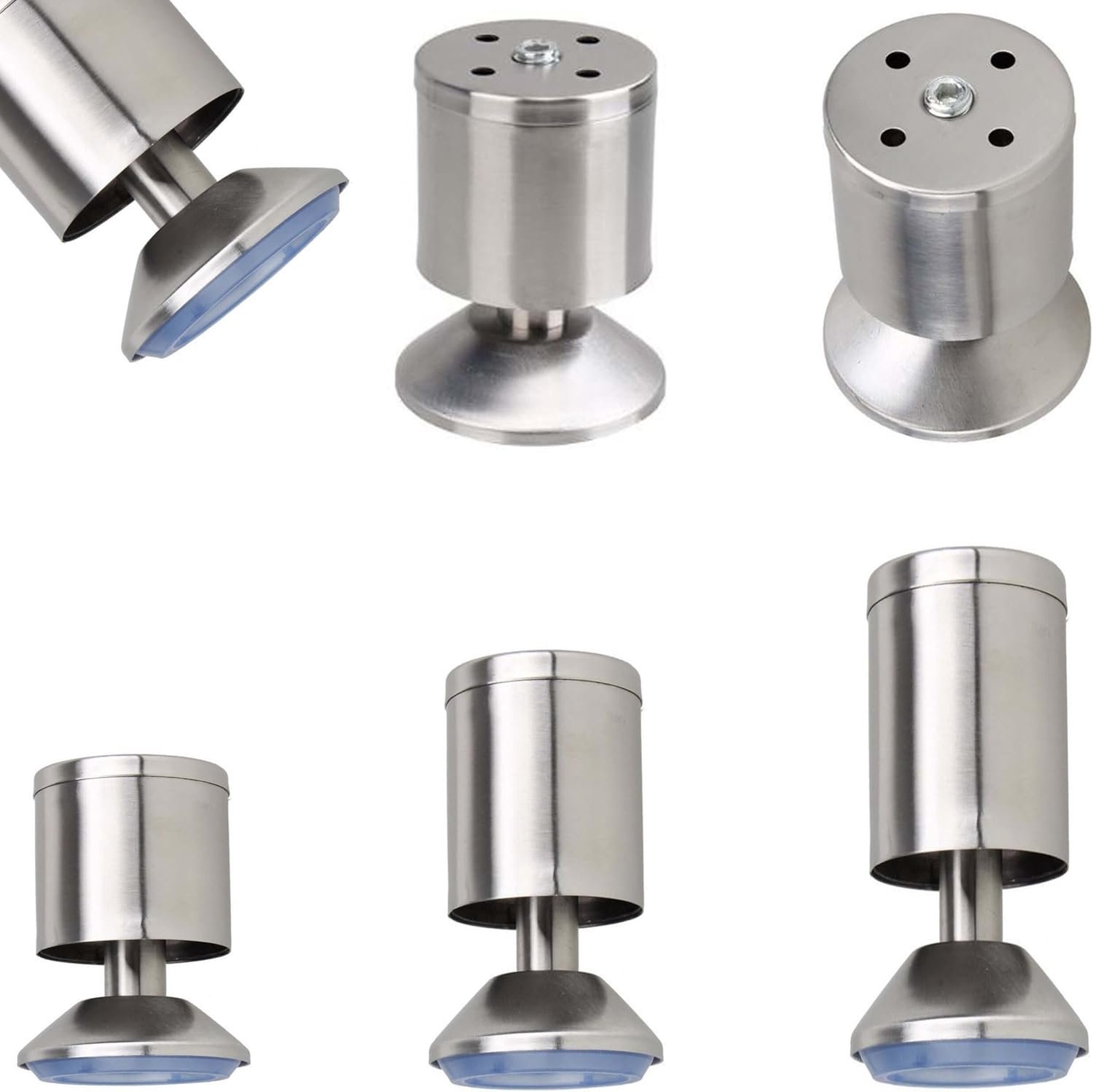 Verstelbare meubelpoot 10-30 cm - roestvrij staal - stevig en elegant - ideaal voor meubels - ShopVlot