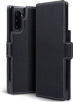 Qubits - slim wallet hoes - Samsung Galaxy Note 10 - Zwart