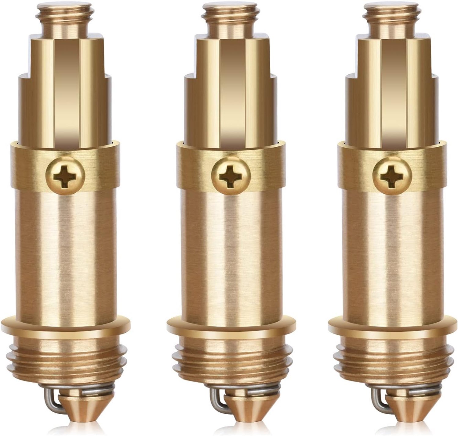 Basin plug 3PCS - hoogwaardige messing slotted pop-up - interne veer - eenvoudig te installeren - ShopVlot