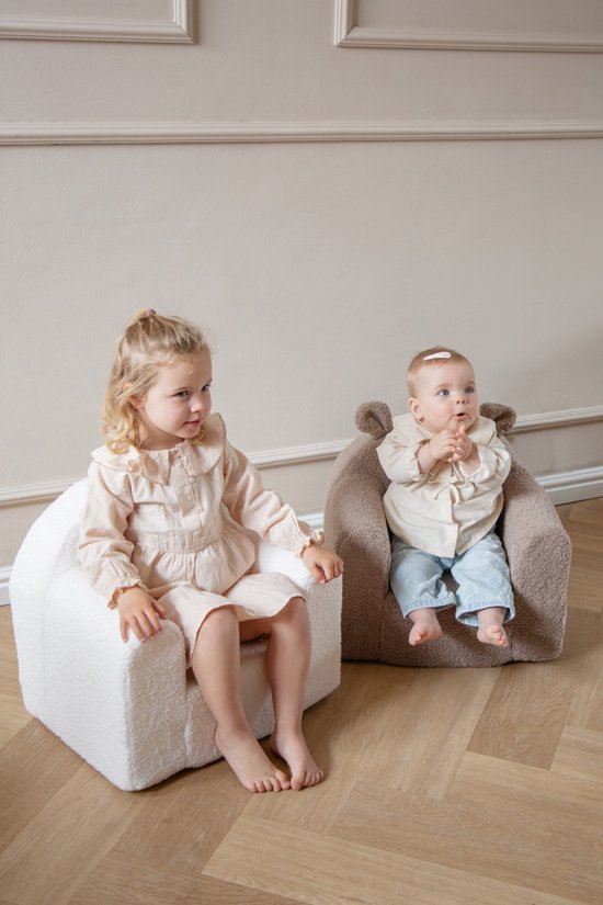 Mooskids Lenny Teddy Off-White Fauteuil — afbeelding 2