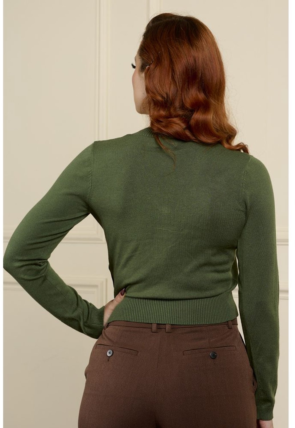 Banned - Bobby Cardigan - M - Groen