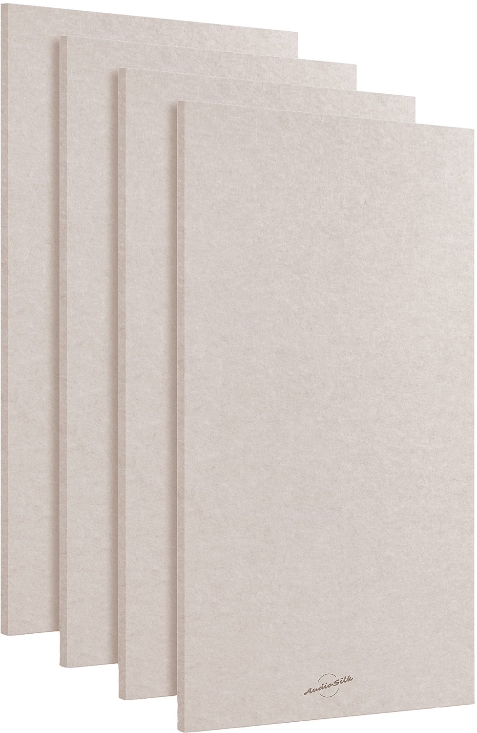 AudioSilk Akoestische Panelen, 4-Pack KAMERKIT, Groot, 116 x 58 cm, Natuur - ShopVlot