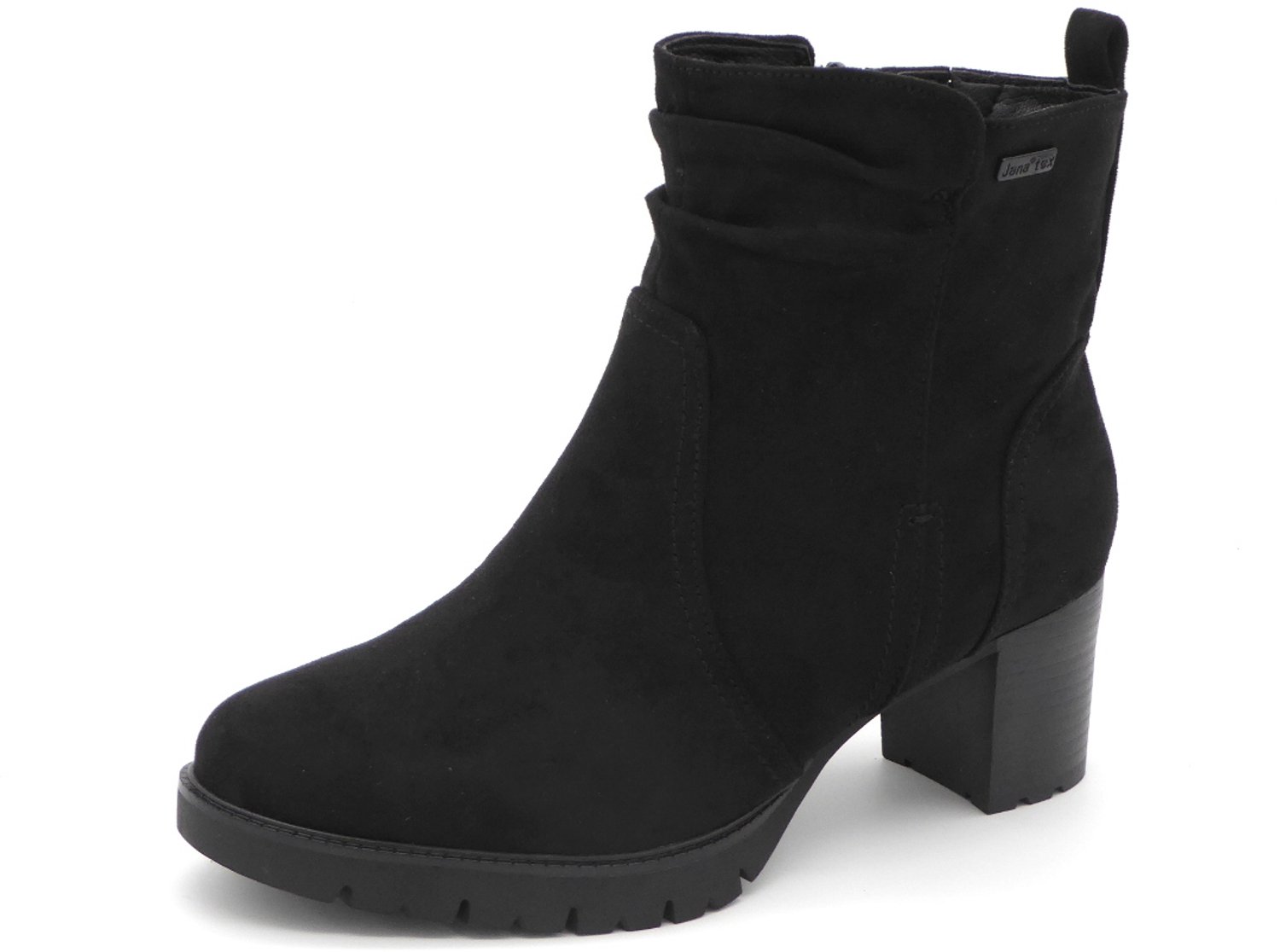 Jana Dames Enkellaarsje - 26361-001 Zwart - Wijdte H - Maat 39