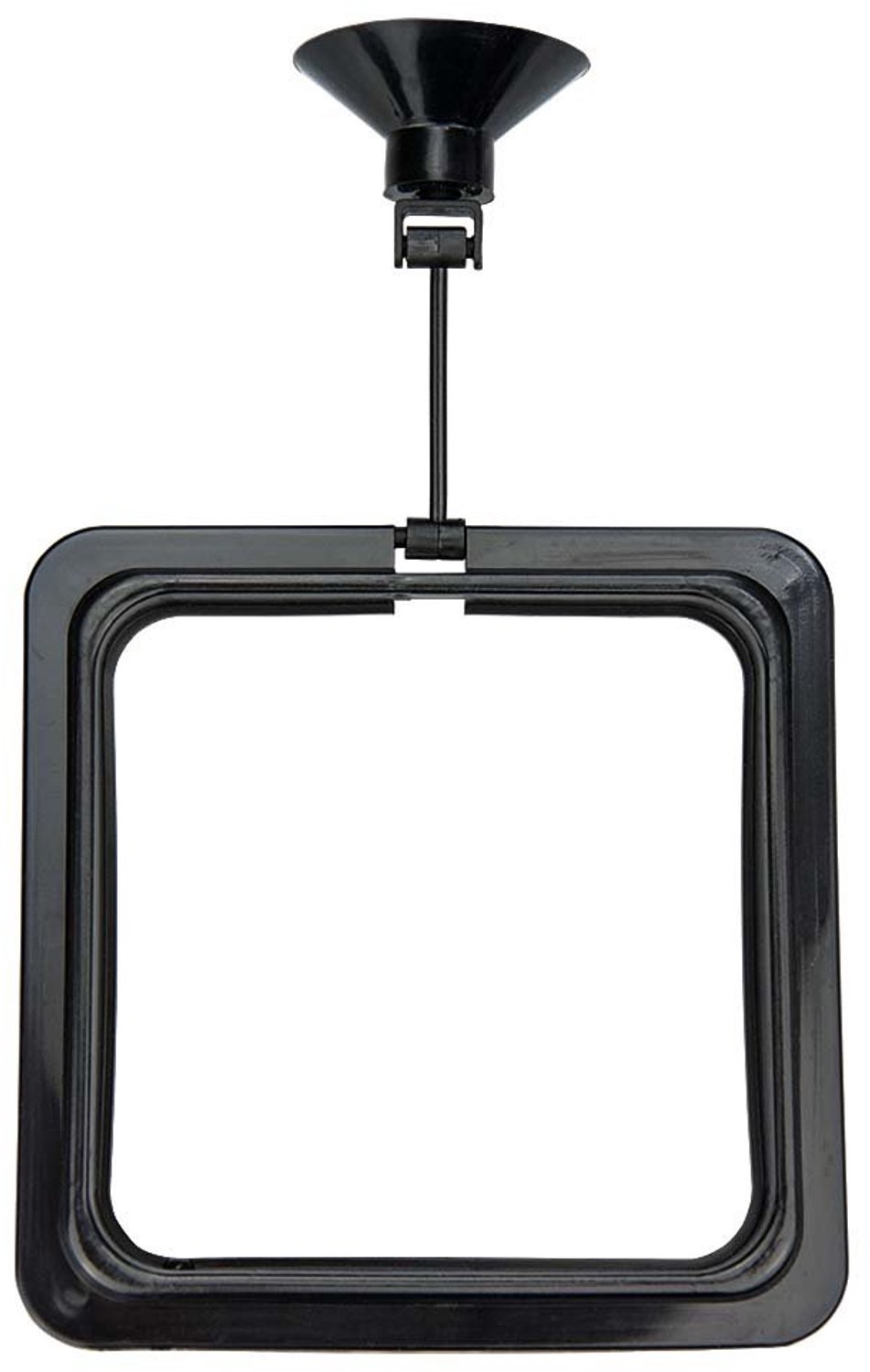 Hobby 61304 Feeding Station 2, hoekig, 10 x 10 cm, zwart