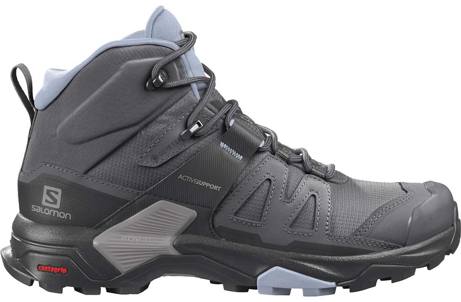 Salomon X Ultra 4 Mid GTX W Trekkingschoenen Waterdicht 41 1/3 EU Grijs