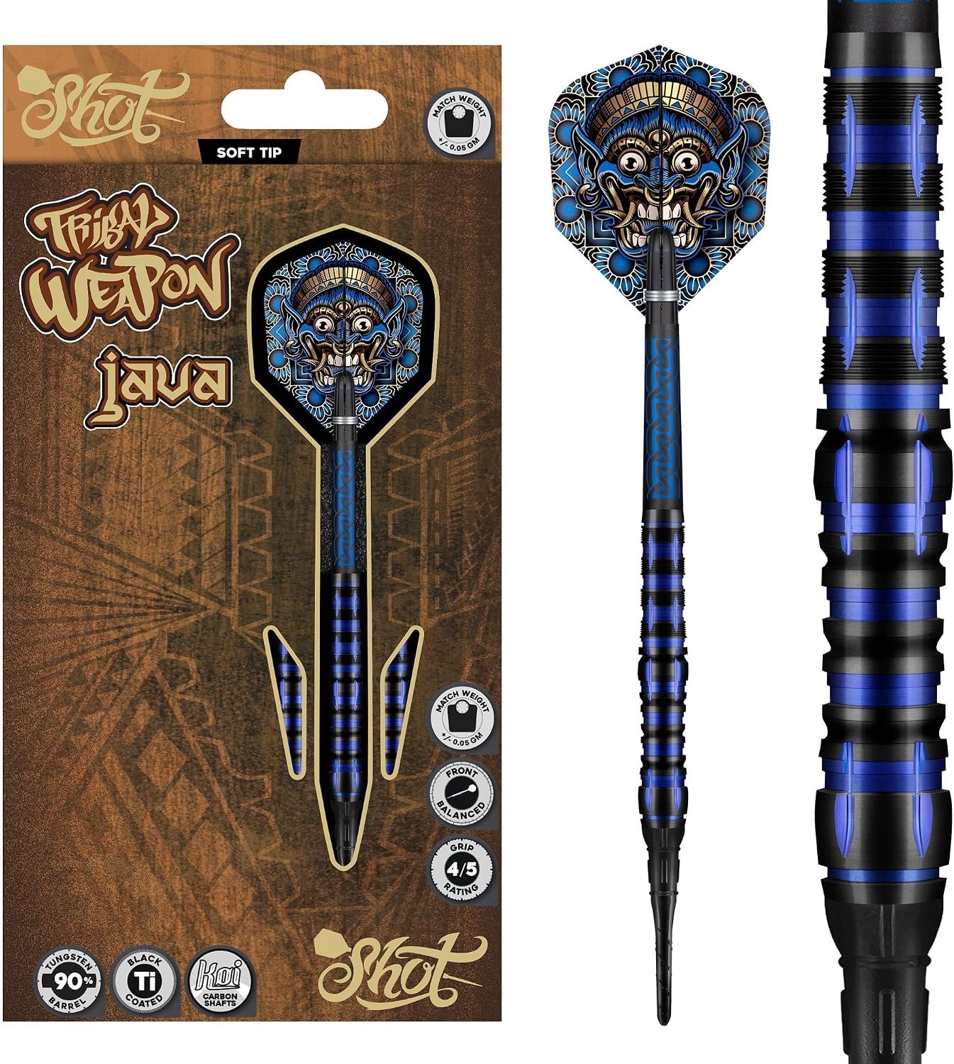 Dartpijlen 90% 18g - Softtip - Perfecte grip - Voor precisie en controle - ShopVlot