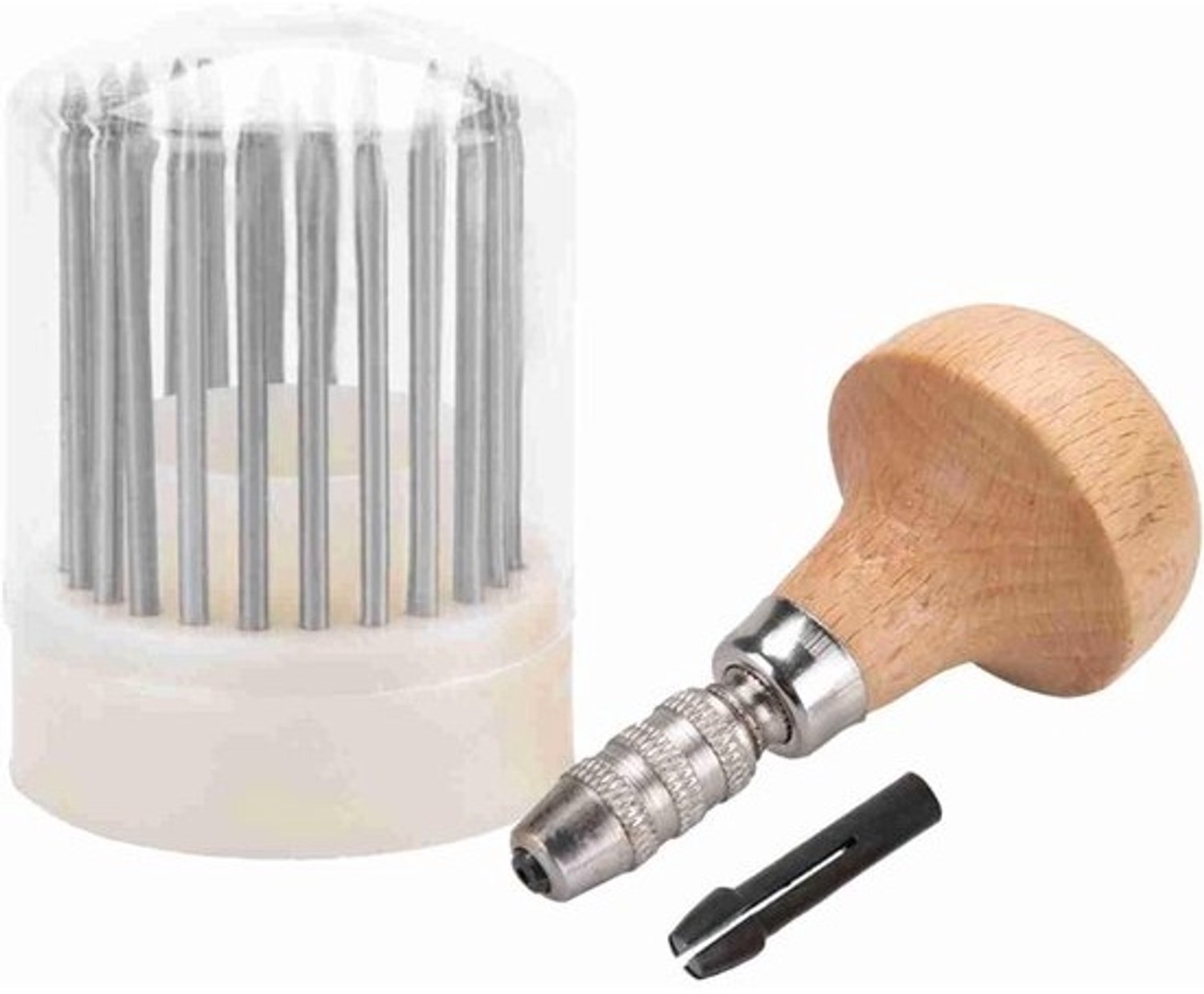 Kralengereedschapset - Sieraden Tool - Edelsteen Zetten - 23 Delige Set - 131 gram - Metaal