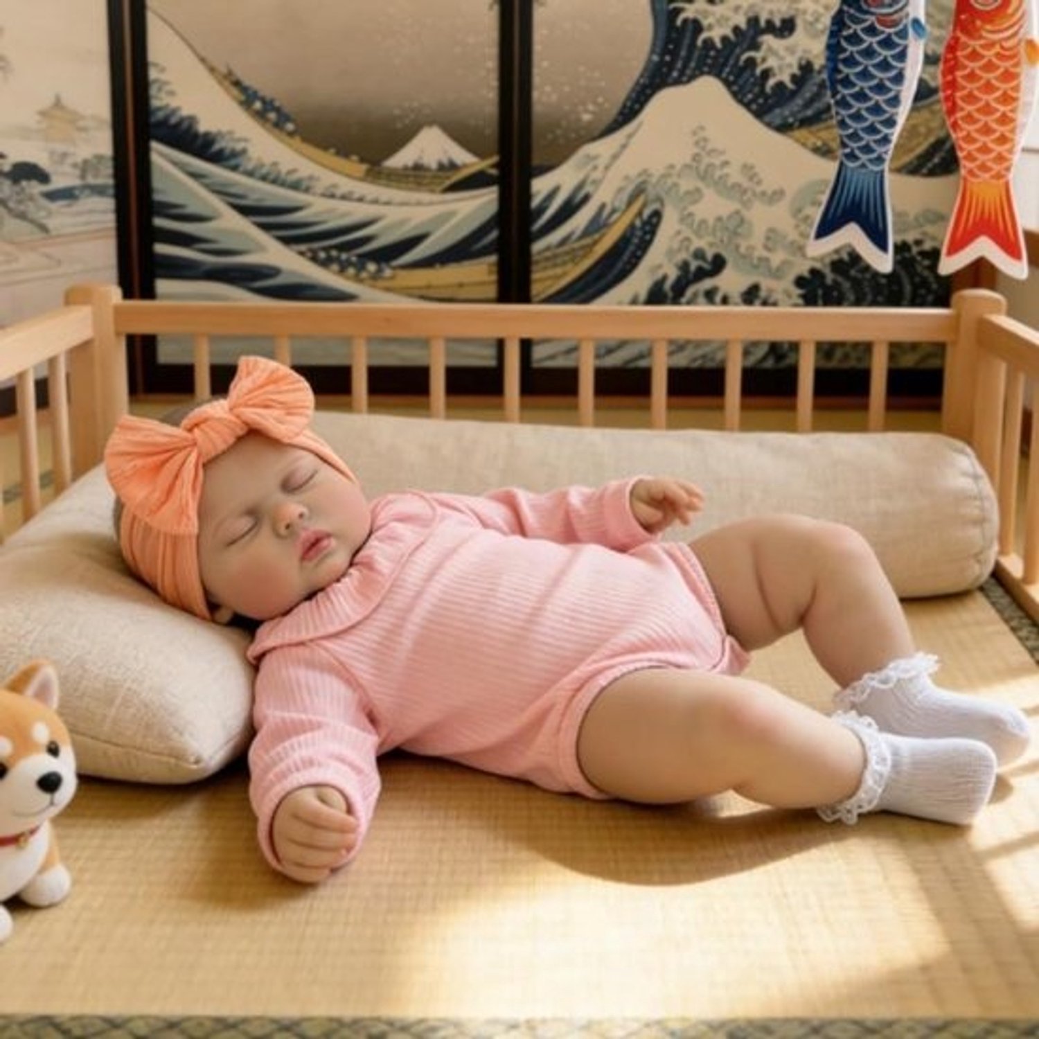 Lonian Reborn Dolls Silicone Baby Girls 24 Inch Lifelike Toddler Realistic Newborn Real Life Search Sleeping Baby