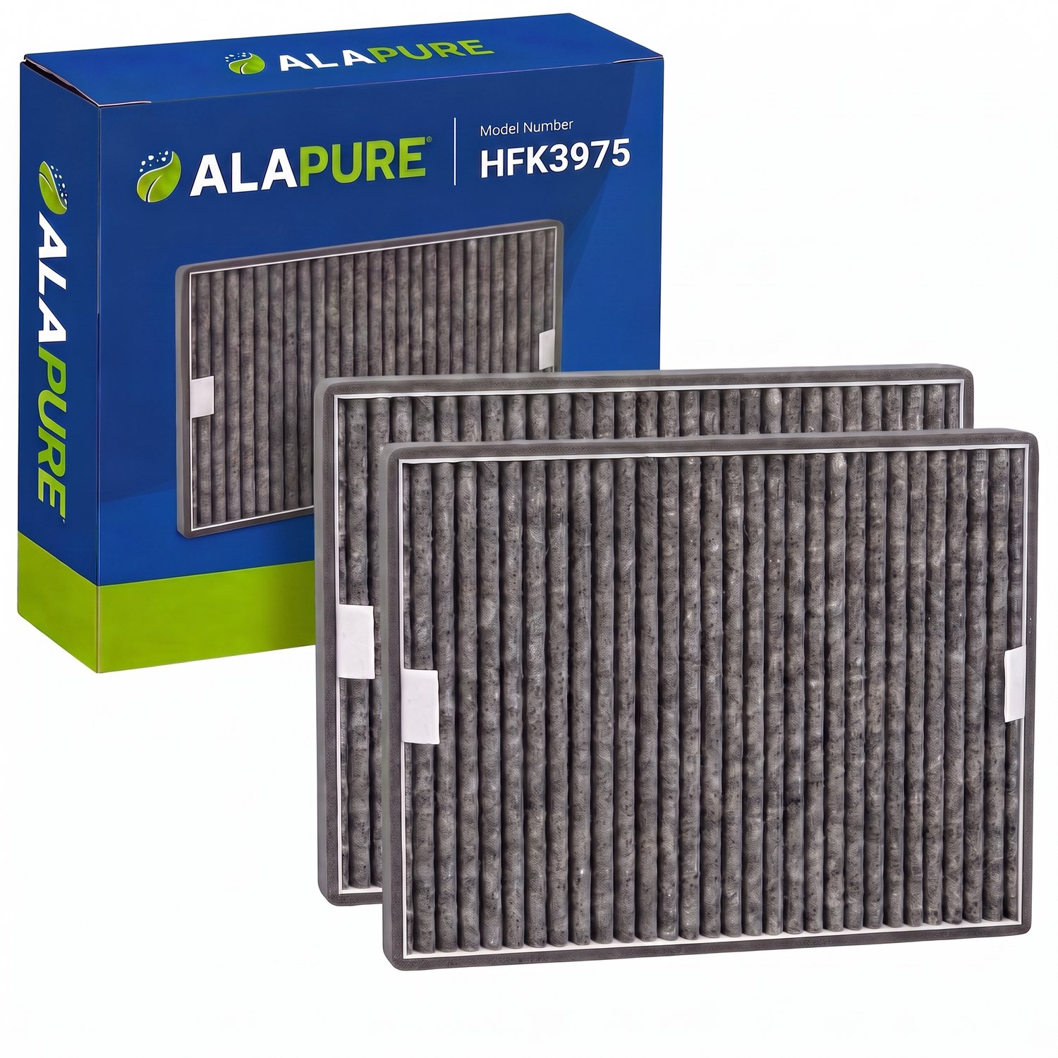Alapure 3975 Compatibel met Miele Koolstoffilter D19-P / FWKM-1423 (2 St.)