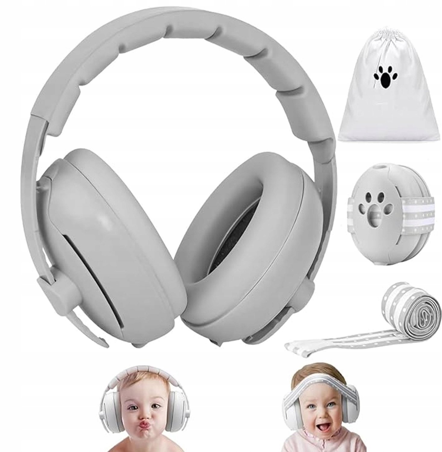 YOUKUKE Baby Gehoorbescherming - Geluidsdempende Oorkappen 3-48 mnd