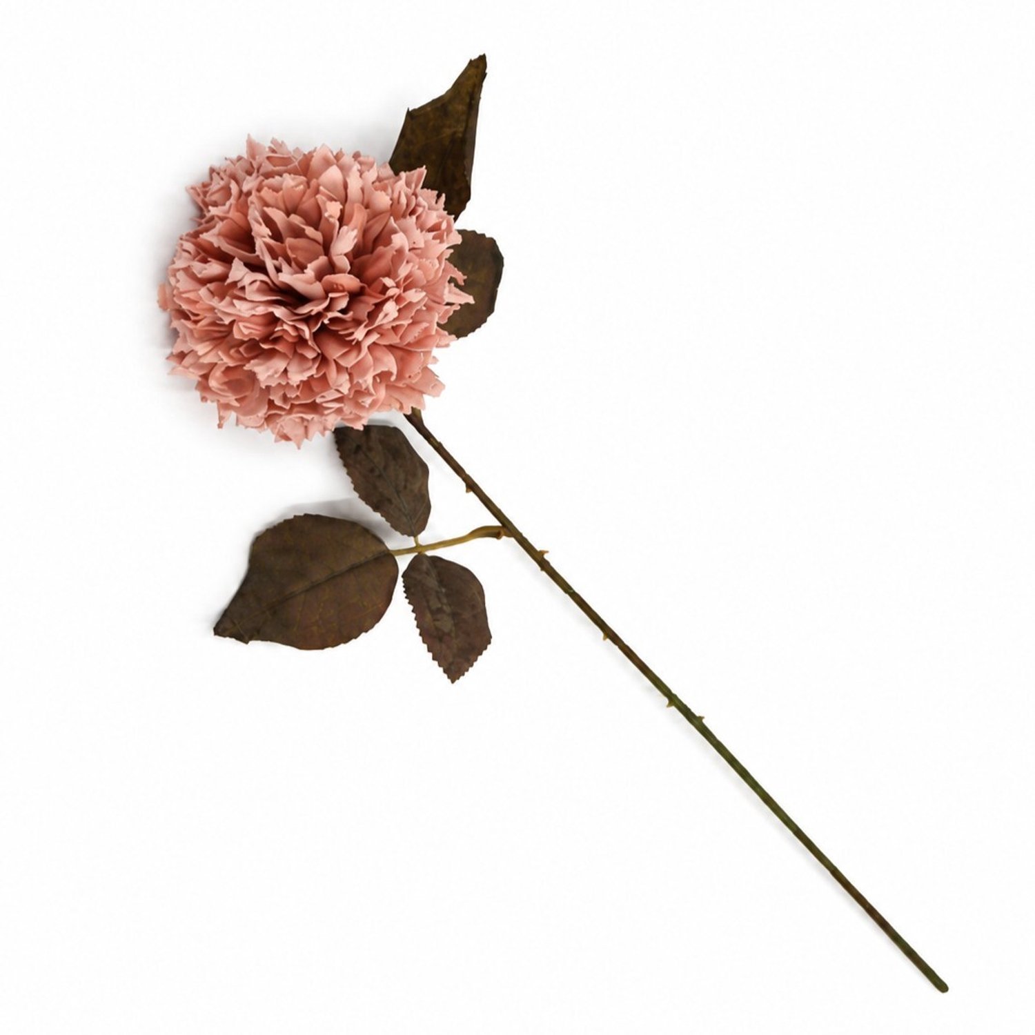 Kunstbloem Chrysant enkel 52cm roze