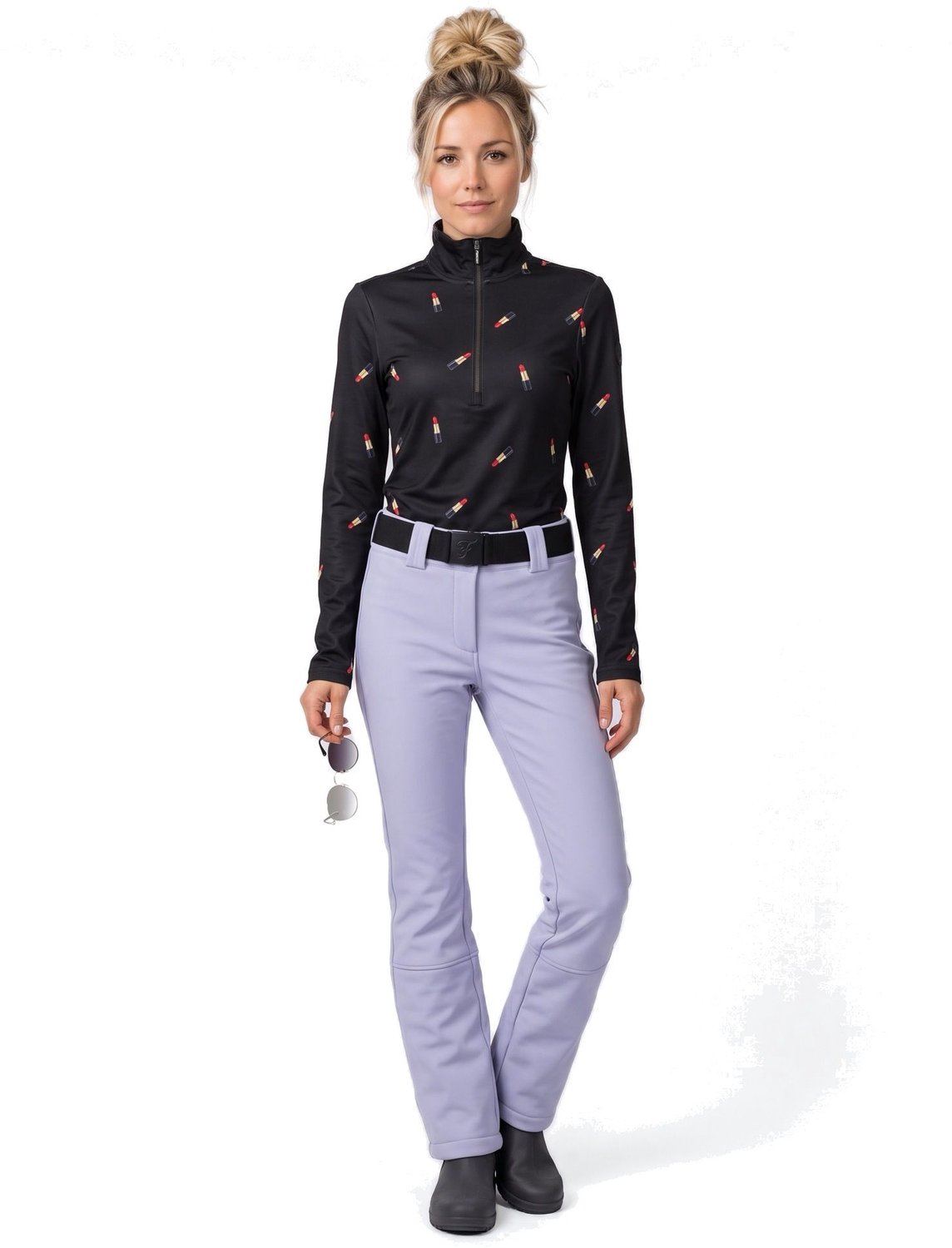 FALCON Morgana Skipully met rits dames Zwart