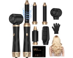 UMIGA Airstyler 5-in-1 föhnborstel-set: haarstyler, airbrush, krultang, borstel, föhn, stijltangborstel, haarstylingkit voor het drogen