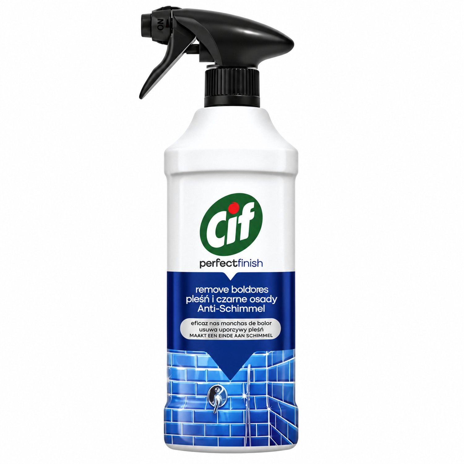 Cif Perfect Finish Anti-Schimmel Spray – Schimmelverwijderaar – Tegen Schimmel en Zwarte Aanslag – Badkamerreiniger – 435 ml – 1 Stuk