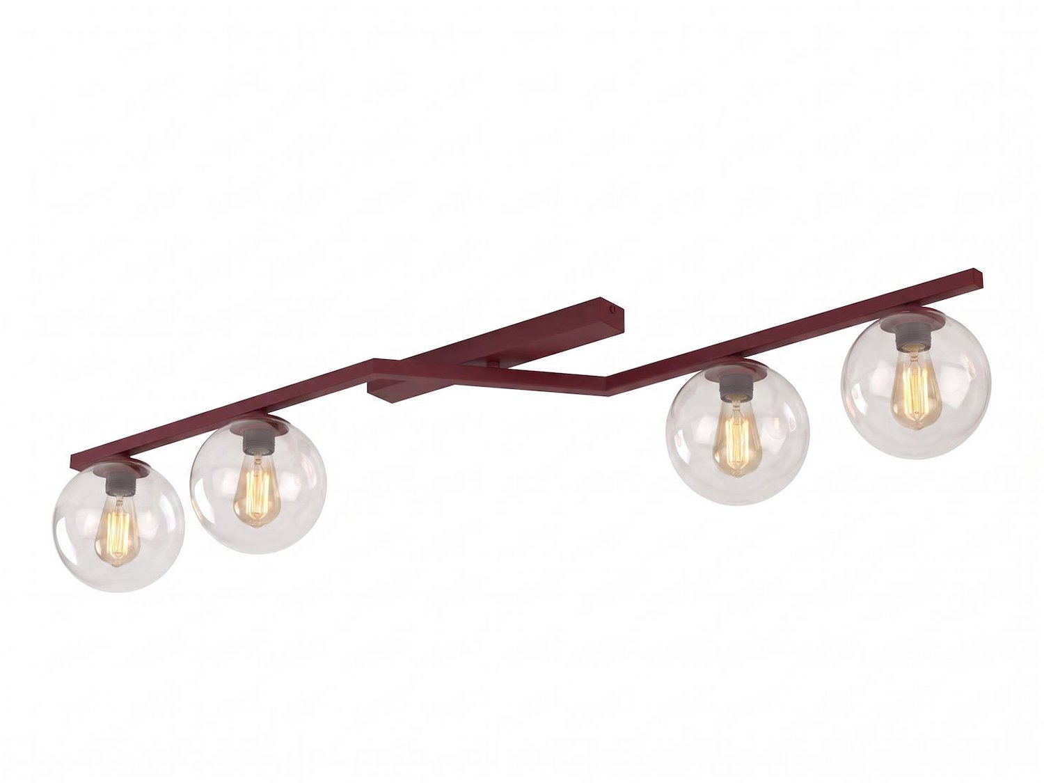 NATON 4 BURGUNDY TRANSPARENT