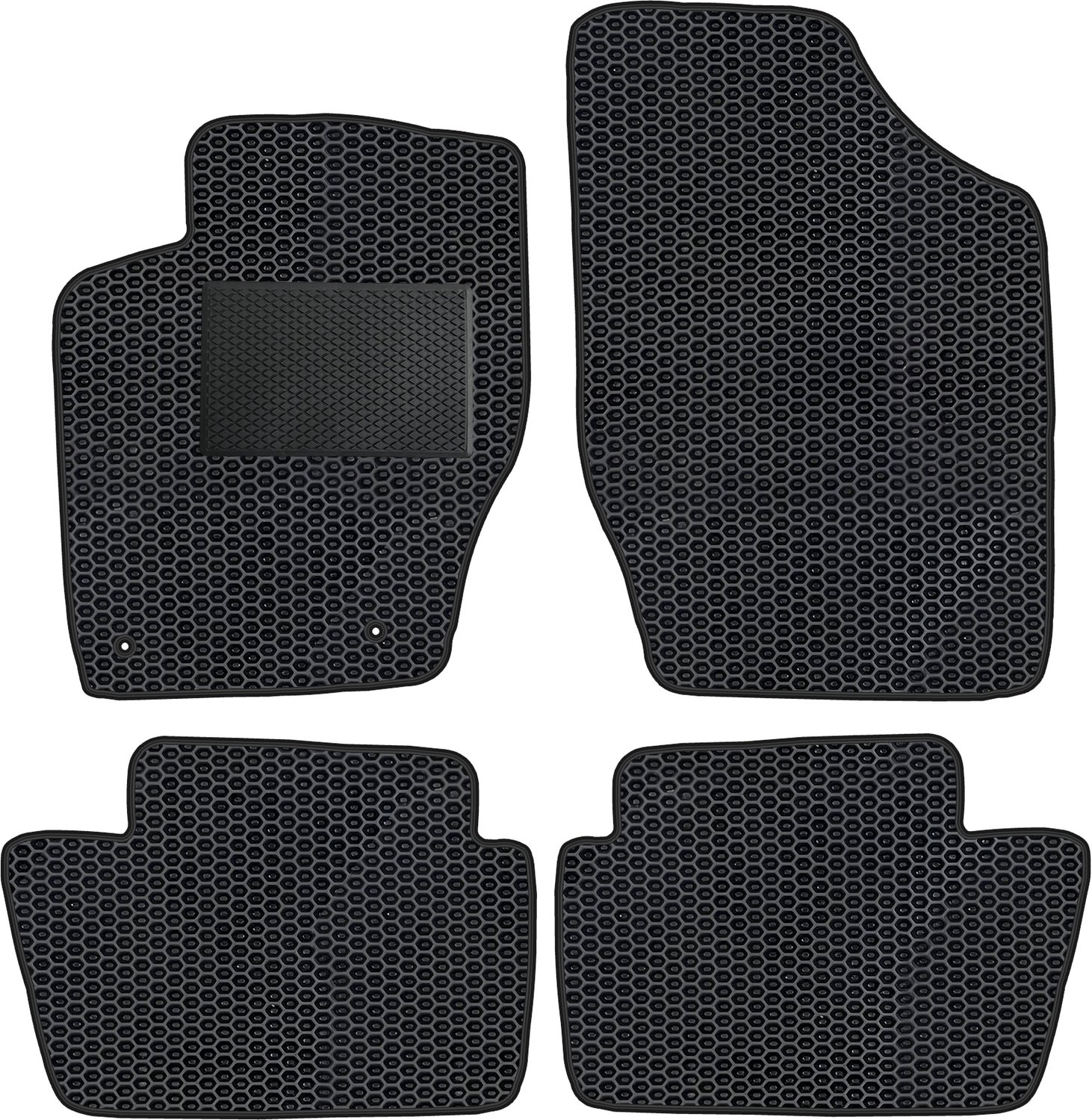 CT005_EVA_POD - Compleet Auto Vloermatten Set - Geschikt voor Citroen C4 I 2004-2010 - Extra Versterking