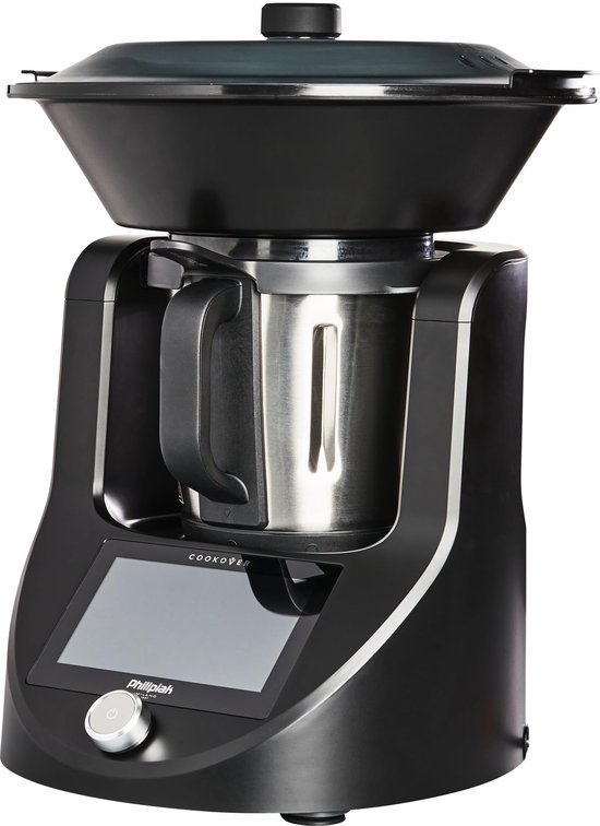 keukenmachine met kookfunctie, universele keukenmachine met wifi en weegschaal, multifunctionele keukenrobot voor het koken, lcd-display met touch-toetsen — afbeelding 2