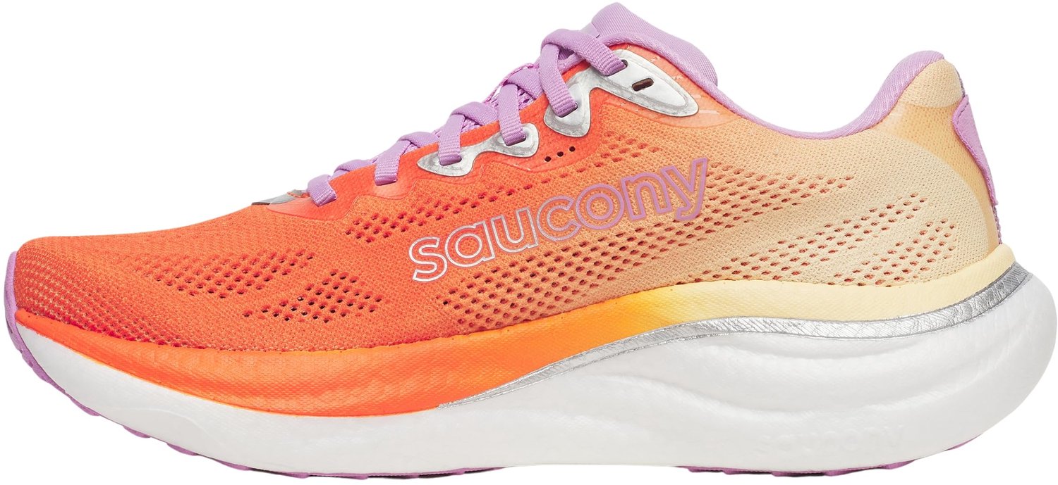 Saucony Ride 19 Hardloopschoenen Dames 38 Vuur/orchidee