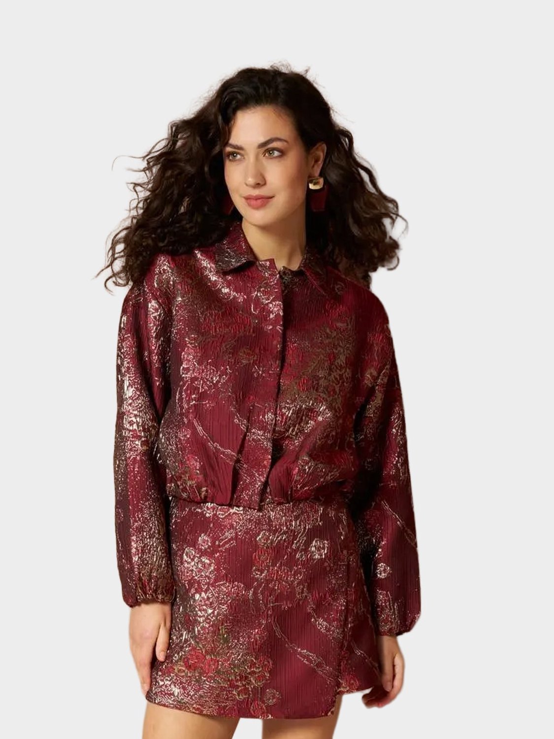 Jacket Inea - Balloon Jacquard