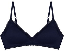 Bloovii Collige - Beha - Donkerblauw - Zonder beugel - Met kant