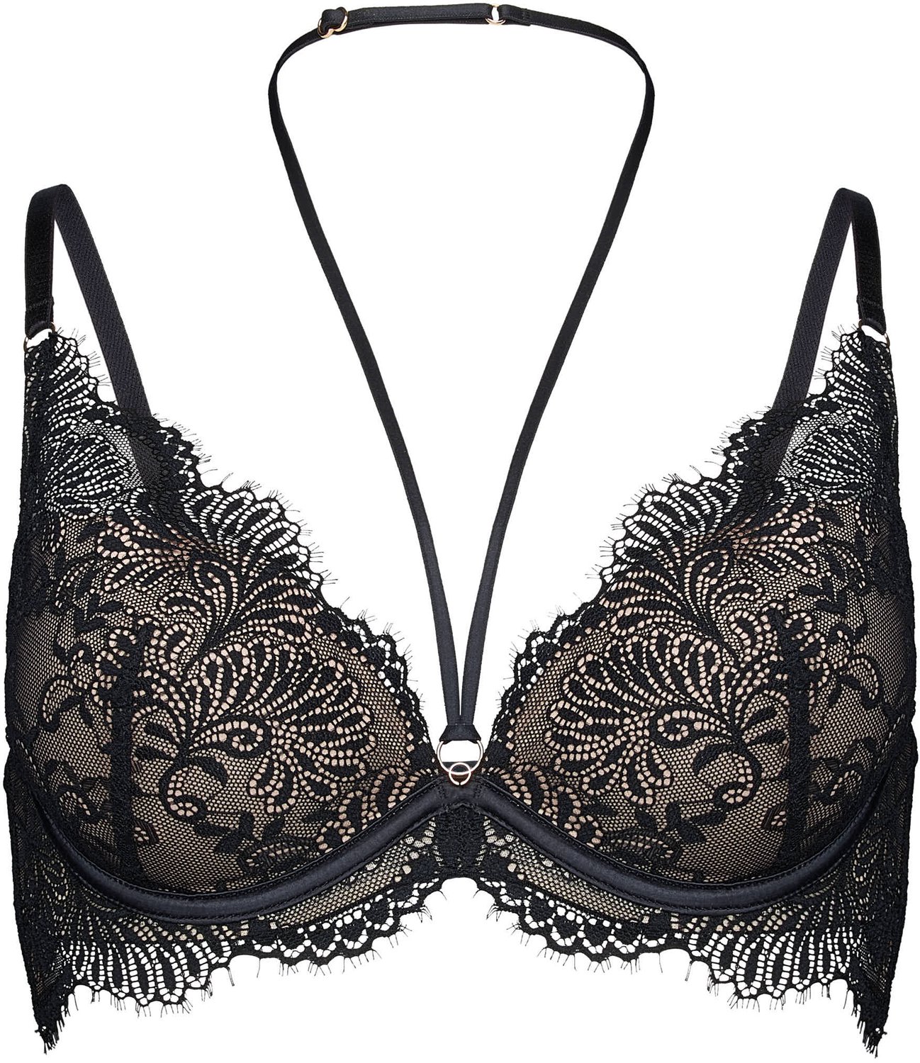 ESOTIQ Cheer - Push-upbeha - Zwart - 65D - Afneembare bandjes