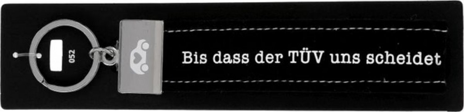 Depesche sleutelhanger vilt met metalen afwerking blauw 18,7 cm.