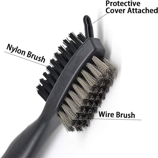 Golf Club Brush And Towel Set, Golf Club Cleaner With Ring Clip To Hang On Golf Bag C — afbeelding 3