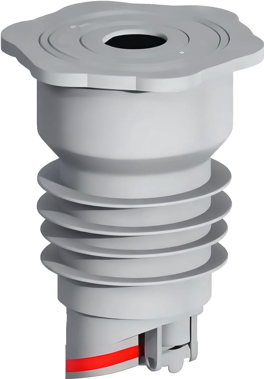 SolidKeus - Afvoerslang Seal voor Wasmachine, 45-50 mm, Grijze Silicone