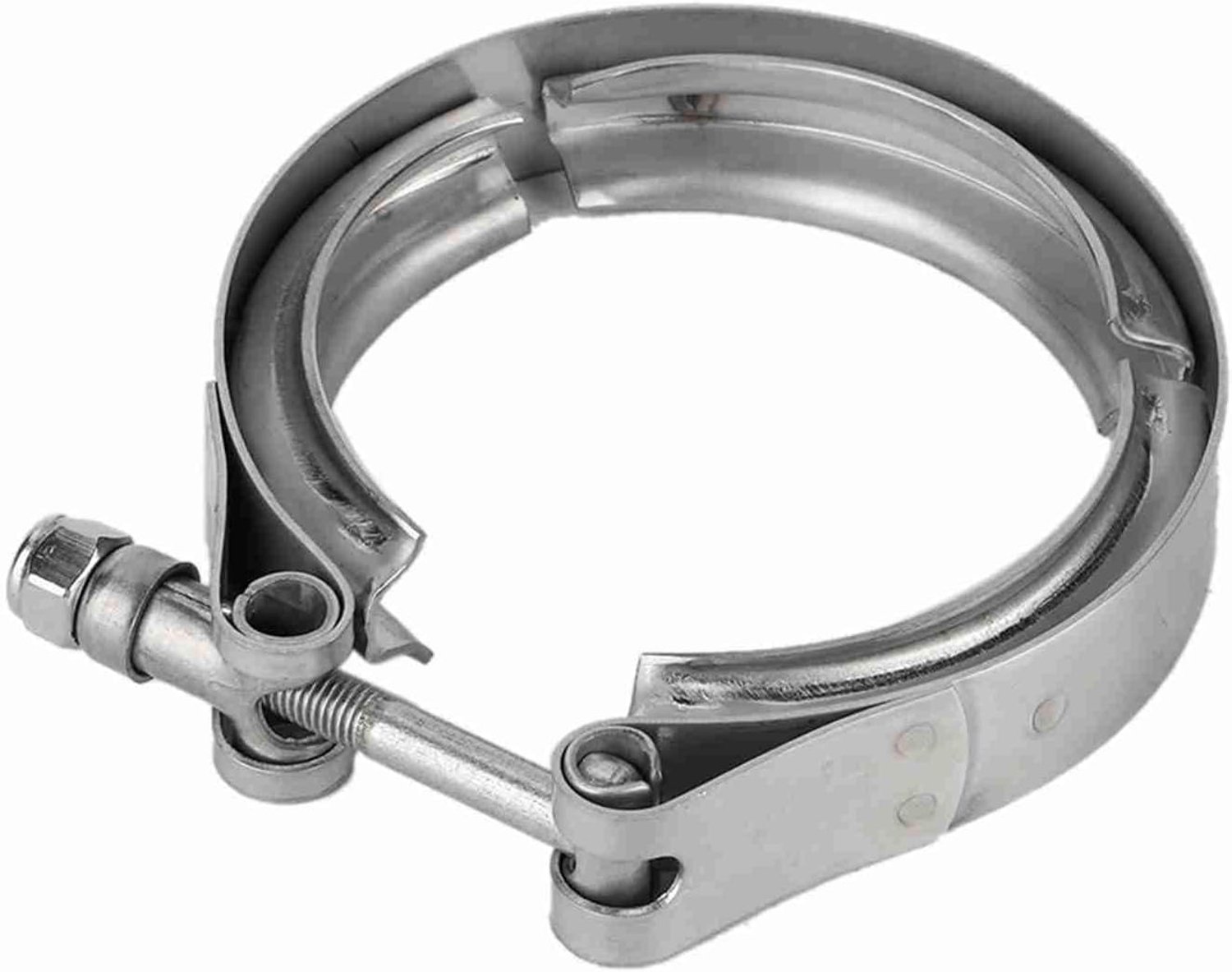 Dailygoods- Buisklem 63 mm - V-vormige Turbo Klem - Slijtvast - Roestbestendig - Geschikt voor Turbo/Uitlaat - Eenvoudige Montage - Uitlaatklem