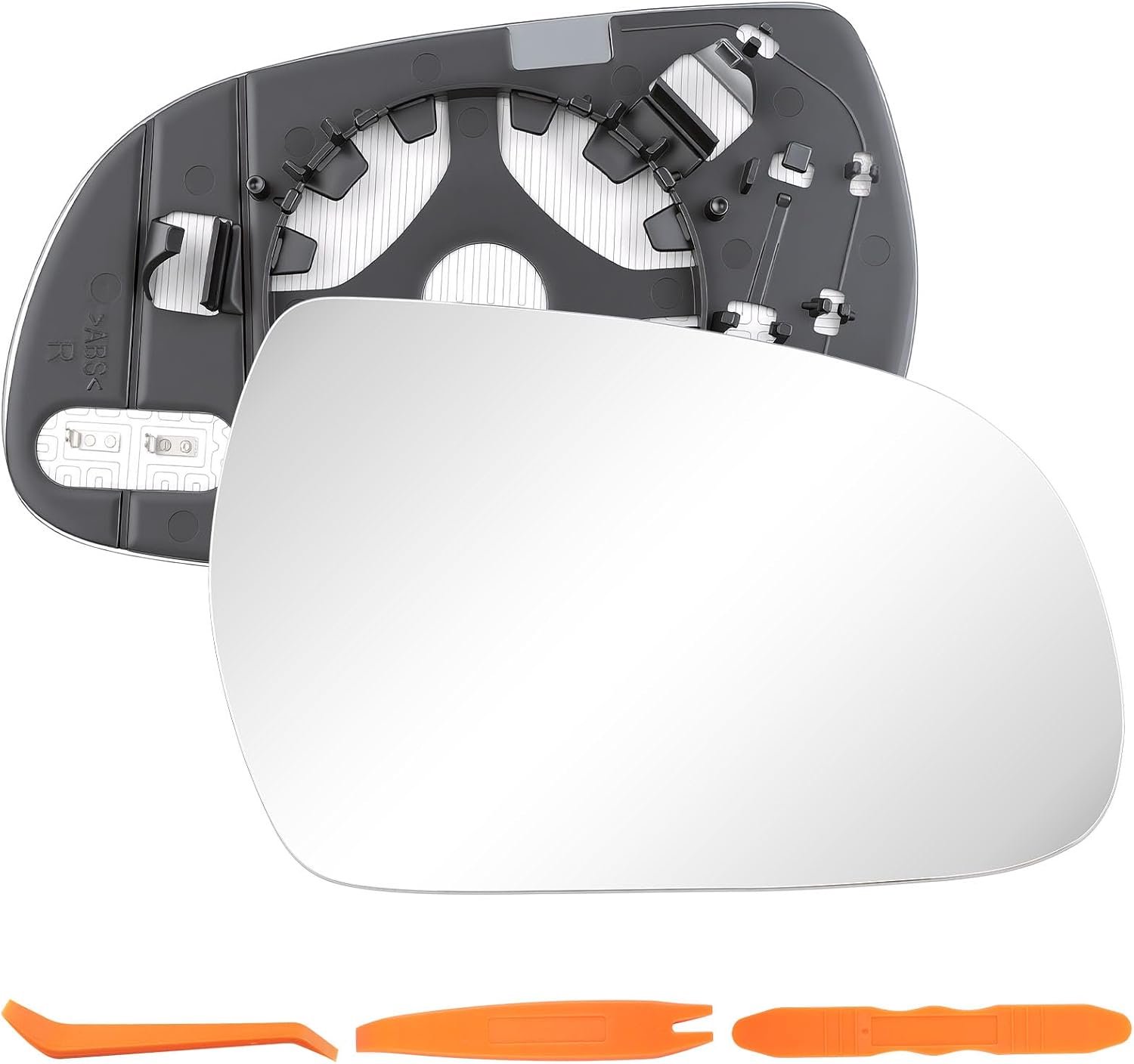 Spiegelglas buitenspiegel compatibel met Audi A3 2010-2013 A4 2013-2016 A5 2010-2016 reservespiegelglas met ijzer - ShopVlot